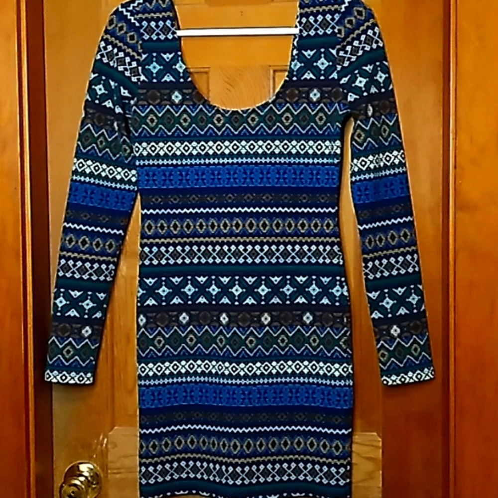 Forever 21 Long Sleeve Bodycon Dress Size M